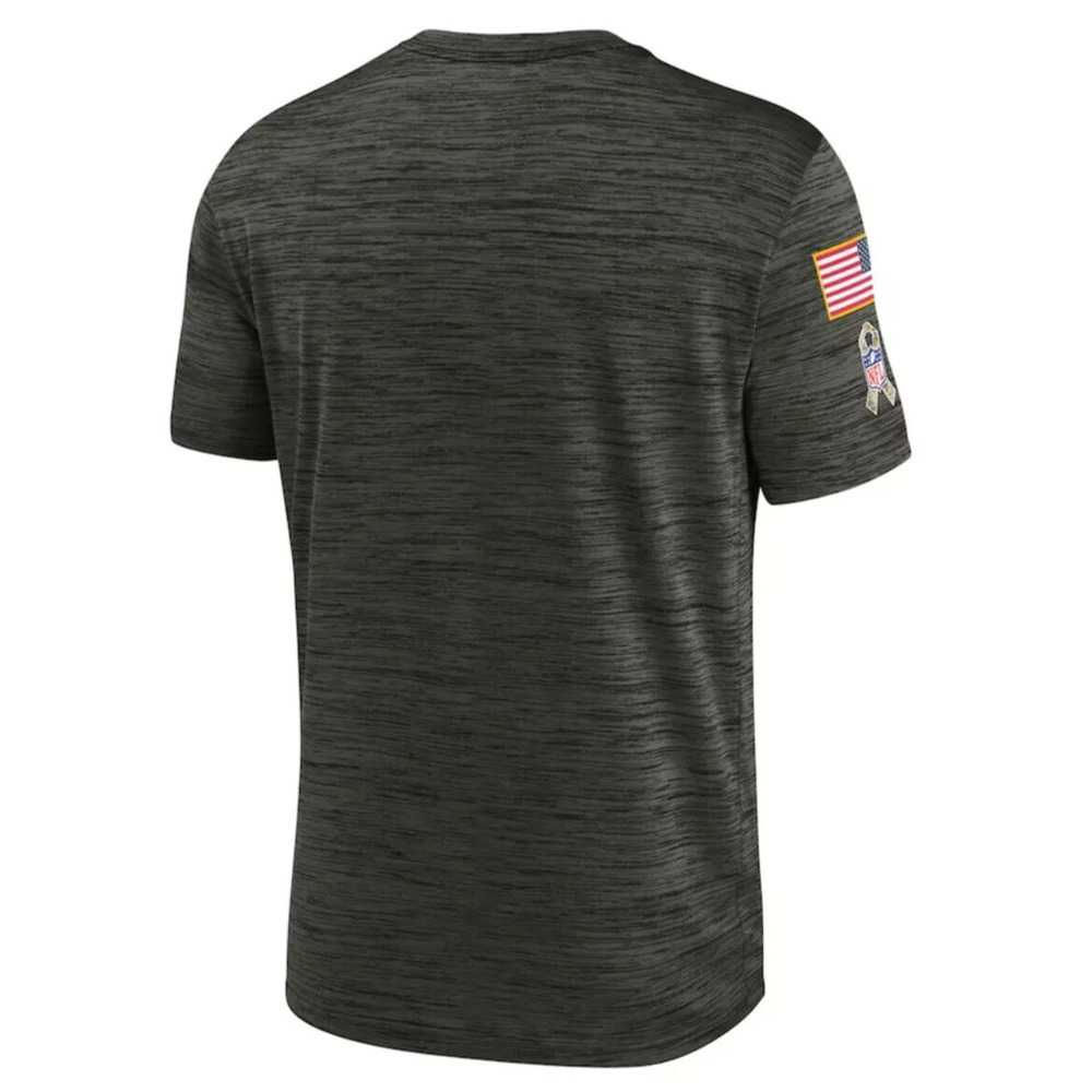 Nike Miami Dolphins 2022 Salute to Service Velocity Team T-Shirt Olive Mens XXL - Picture 4 of 11